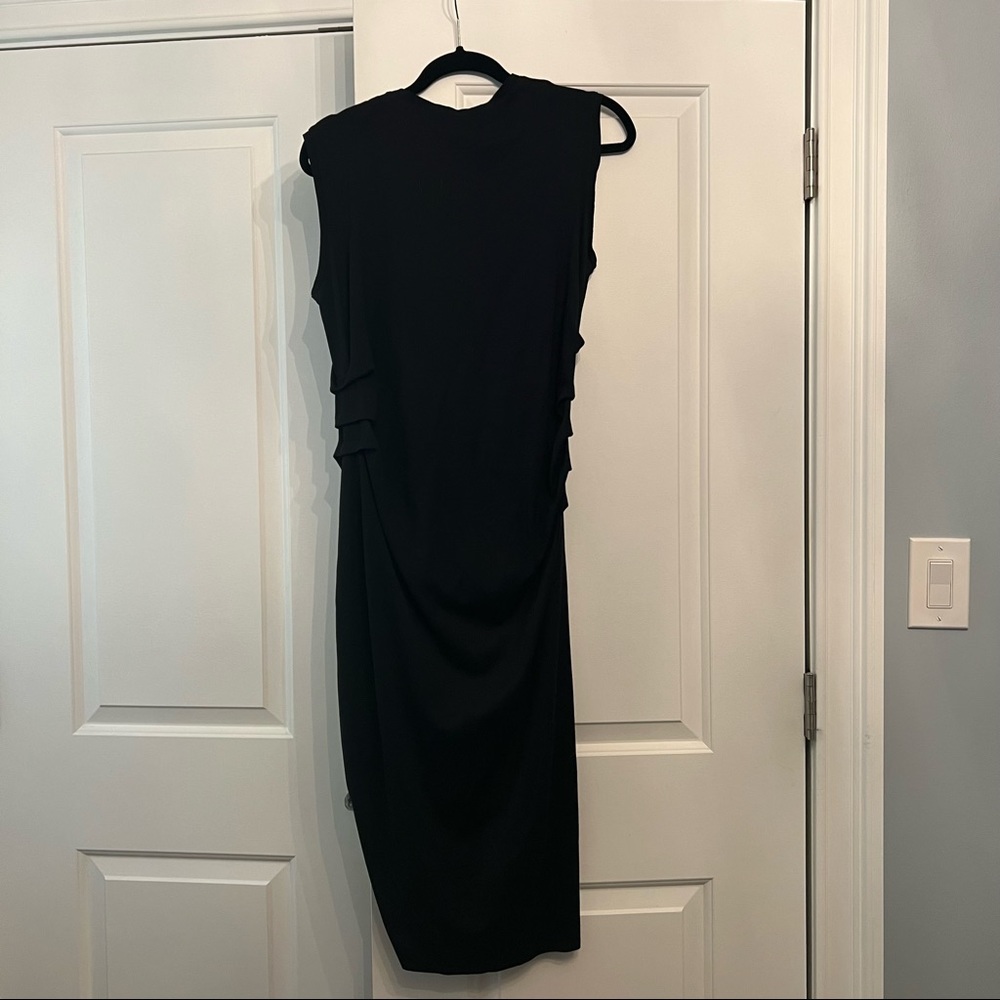 Jarbo Black Rushed Tank Dress - Picture 2 of 5